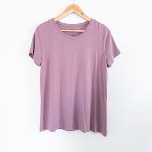 Duluth Trading Co Purple Short Sleeve Tee